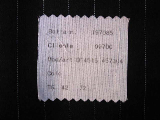 Kiton Women's Charcoal Striped Double Breasted Wool Blazer IT 42/US 8/10