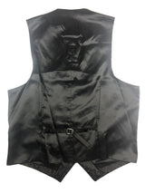 Luigi Bianchi Vest Medium/50, Black jacquard Viscose/Wool blend
