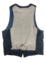 LBM 1911 Vest Large/52, Weathered ink blue Cotton/Linen