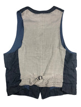 LBM 1911 Vest Large/52, Weathered ink blue Cotton/Linen