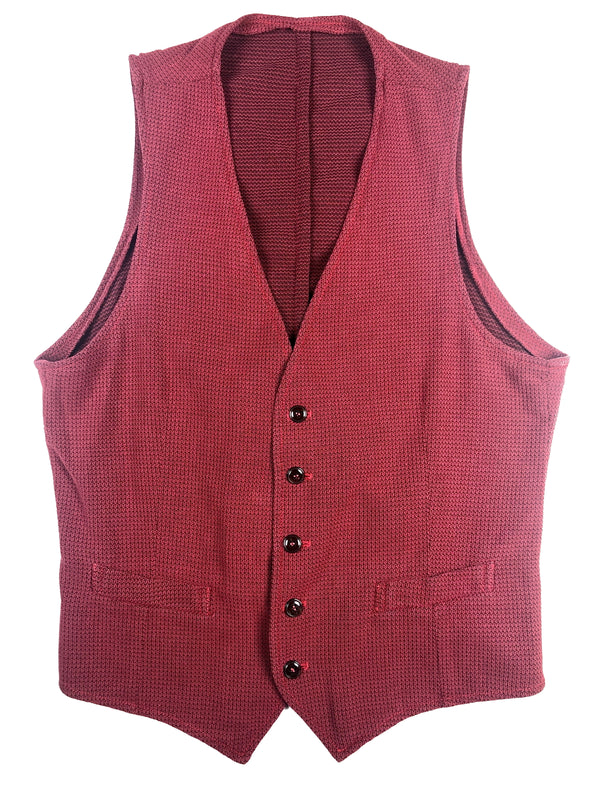 LBM 1911 Vest X-Large/54, Red knit weave Cotton/Nylon