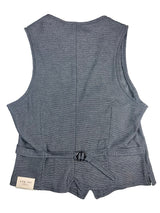 LBM 1911 Vest Small/48, Navy/White jersey weave Cotton