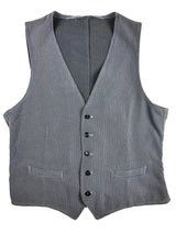 LBM 1911 Vest Large/52, Steel blue knit weave Cotton/Nylon