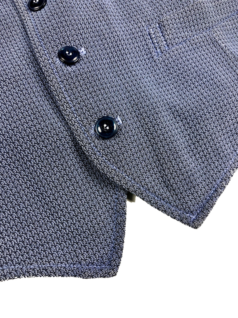 LBM 1911 Vest X-Large/54, Steel blue knit weave Cotton/Nylon