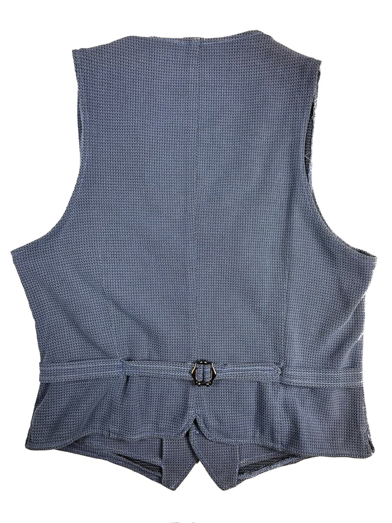 LBM 1911 Vest Large/52, Steel blue knit weave Cotton/Nylon