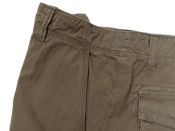 LBM 1911 Shorts, Washed Brown Cargo Pure Cotton