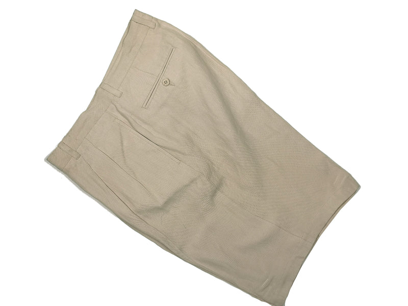 Lubiam LBM 1911 Shorts 35 Beige Pure Linen