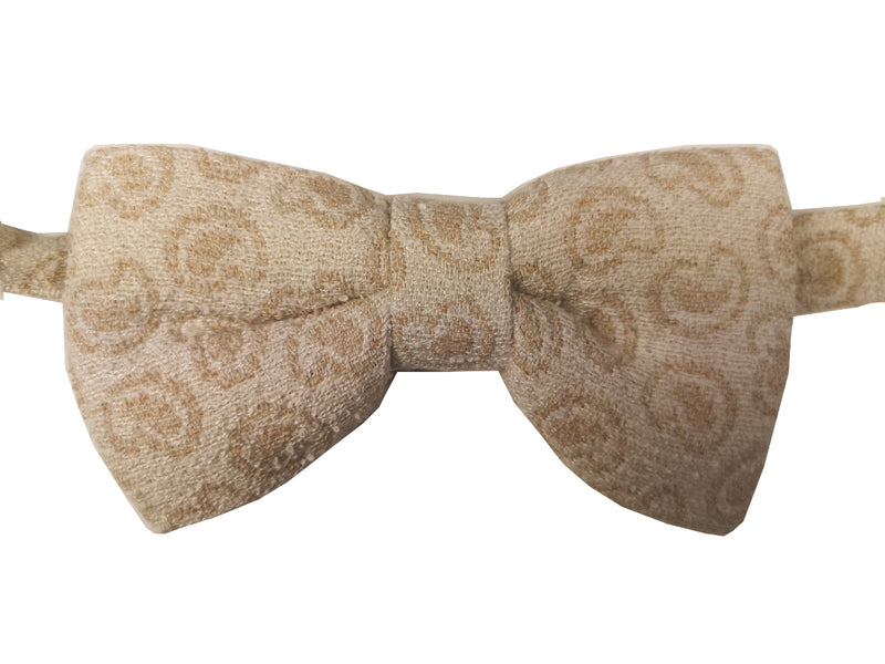 LBM 1911 Bow Tie, Beige paisleys Cotton/Nyon