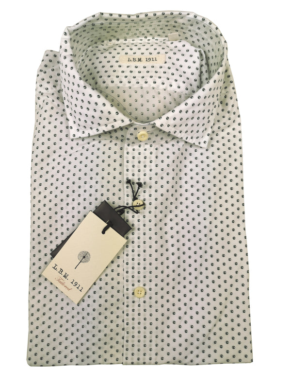 LBM 1911 Shirt 15.75, Mini beach balls Spread collar Cotton