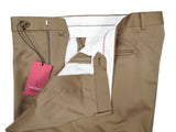 Luigi Bianchi  Trousers 38, Dark khaki Pleated front Relaxed fit Wool