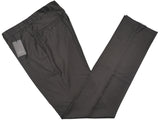 Luigi Bianchi  Trousers 36, Dark brown Flat front Tailored fit Wool