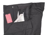 Luigi Bianchi  Trousers 38, Charcoal grey Flat front Tailored fit Wool