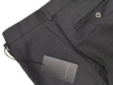 Luigi Bianchi  Trousers 36, Charcoal melange Flat front Slim fit Wool