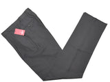 Luigi Bianchi  Trousers 42, Charcoal Pleated front Relaxed fit Wool