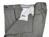 Luigi Bianchi  Trousers 33/34, Medium grey pincord stripe Flat front Slim fit Wool