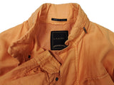 LBM 1911 Field Jacket Large/X-Large, Orange Snap/Zip front Cotton/Linen