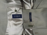 LUBIAM Luigi Bianchi Suit 46R, Light taupe green 3-button Wool