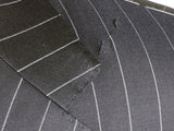 Luigi Bianchi Suit 42R Damaged, Navy pinstripes 3-button Guabello wool 150s