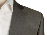 Luigi Bianchi Suit 43/44R, Taupe 2-button Wool