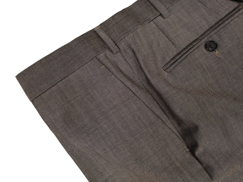 Luigi Bianchi Suit 43/44R, Taupe 2-button Wool