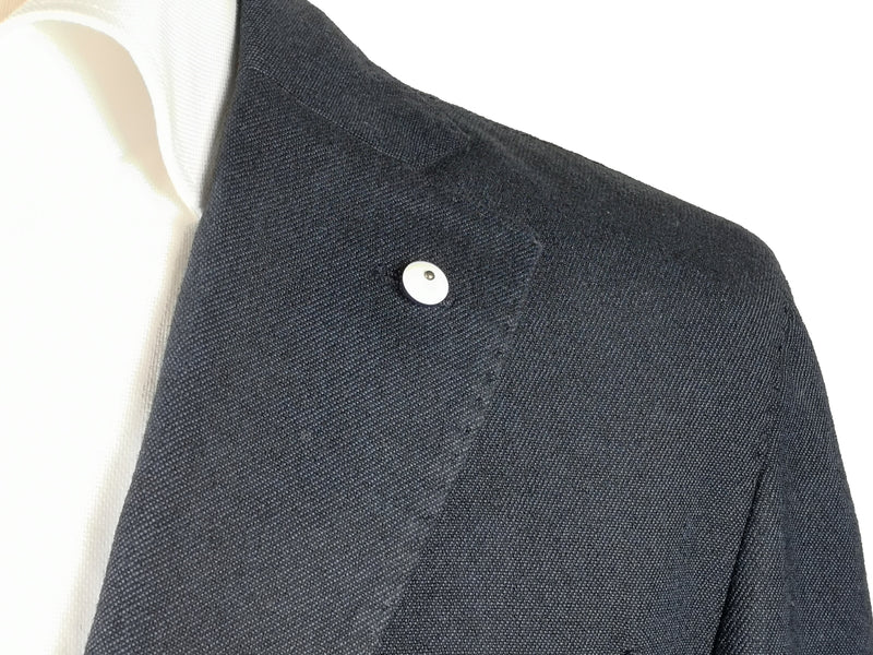 LBM 1911 Suit 39/40R, Dark blue 2-button Cotton/Wool blend