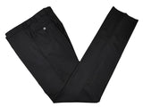 Luigi Bianchi Suit 42L, Black shadow stripes 2-button Loro PIana 130s Wool