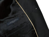 Luigi Bianchi Suit 36S, Soft black 3-button Wool 110s