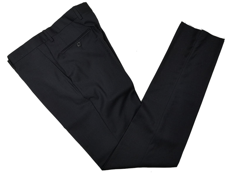 Luigi Bianchi Suit 36S, Soft black 3-button Wool 110s