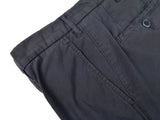 Luigi Bianchi Suit 39/40R, Washed navy plaid Rolling 3-button Cotton blend