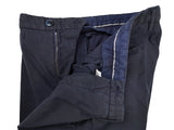 Luigi Bianchi Suit 39/40R, Washed navy plaid Rolling 3-button Cotton blend