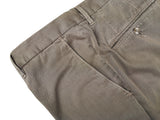 LBM 1911 Suit 45/46R, Washed taupe micro herringbone 2-button Cotton blend