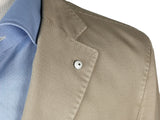 LBM 1911 Suit 41/42R, Stone beige basketweave 2-button Cotton