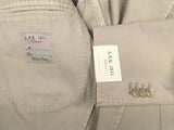 LBM 1911 Suit 41/42R, Stone beige basketweave 2-button Cotton