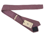 LBM 1911 Tie, Red florettes 7cm Cotton