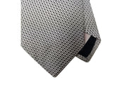 LBM 1911 Tie, Light silver weave 7cm Silk