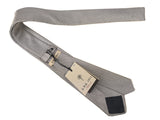 LBM 1911 Tie, Light silver weave 7cm Silk