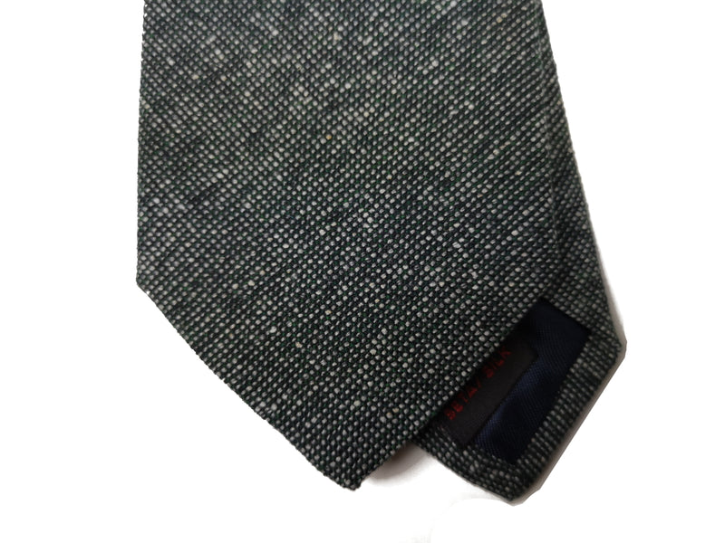 LBM 1911 Tie, Grey donegal melange 7cm Wool/Silk