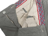 LBM 1911 Trousers 34, Grey micro check Flat front Tailored fit Cotton/Poliamid