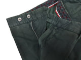 LBM 1911 Trousers 31/32, Hunter green plaid Flat front Slim fit Cotton/Polyamide
