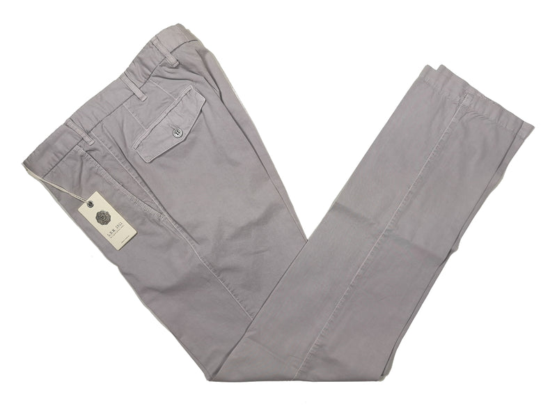 LBM 1911 Trousers 34, Stone grey Flat front Tailored fit Cotton