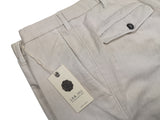 LBM 1911 Trousers 34, Stone beige herringbone Flat front Tailored fit Cotton/Linen