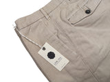 LBM 1911 Trousers 32, Tortilla beige herringbone Flat front Tailored fit Cotton/Linen