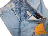LBM 1911 Trousers 34, Washed turquoise Flat front Relaxed fit Cotton/Linen