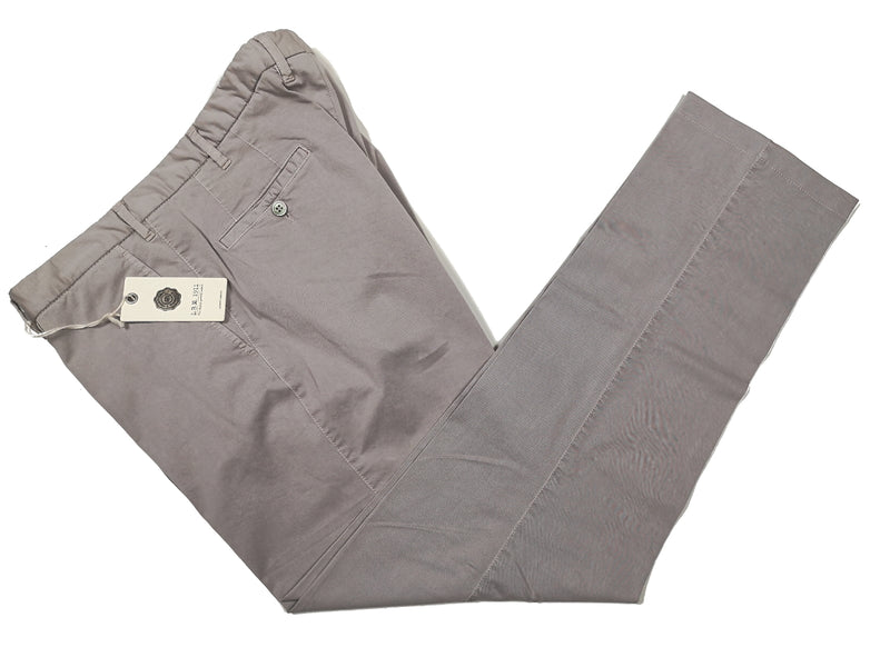 LBM 1911 Trousers 36, Stone grey Flat front Tailored fit Cotton/Elastane