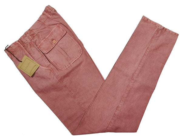 LBM 1911 Trousers 34, Washed red Flat front Relaxed fit Cotton
