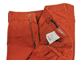 LBM 1911 Trousers 36, Orange Flat front Relaxed fit Cotton/Linen