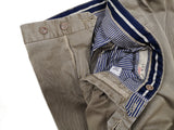 LBM 1911 Trousers 36 ****, Taupe Flat front Tailored fit Cotton
