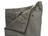 LBM 1911 Trousers 34, Grey vintage pattern Flat front Tailored fit Cotton/Elastane