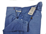 LBM 1911 Trousers 32, Medium blue Pleated front Tailored fit Cotton blend