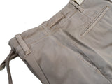 LBM 1911 Trousers 36, Beige Pleated drawstring front Tailored fit Cotton blend